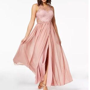 NWT!! City Studios Junior Embellished Tulip gown